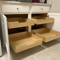 bathroom cupboards - Lodestar Rollout Shelving, LLC