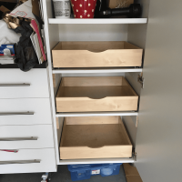 Garage Rollout Shelving